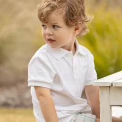 Carter Polo in Classic White