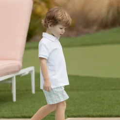 Carter Polo in Classic White