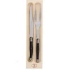 Carving Set with Black Handles