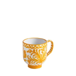 Casa Amarilla Mug with Hand-painted Designs