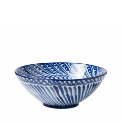Casa Azul Large Bowl with Hand-painted Designs