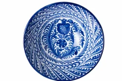Casa Azul Large Bowl with Hand-painted Designs