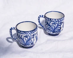 Casa Azul Mug with Hand-painted Designs