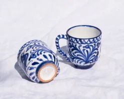 Casa Azul Mug with Hand-painted Designs