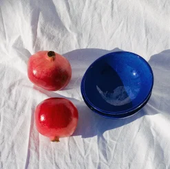 Casa Azul Small Bowl with Blue Glaze