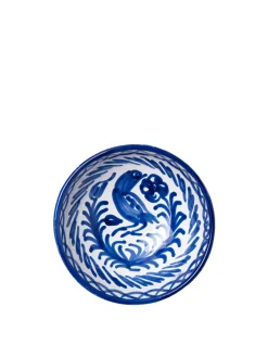 Casa Azul Small Bowl with Hand-Painted Designs