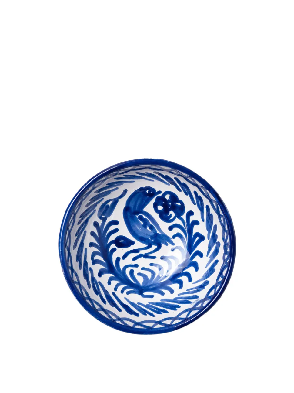 Casa Azul Small Bowl with Hand-Painted Designs