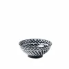 Casa Blanca & Negra Small Bowl with Hand-painted Designs