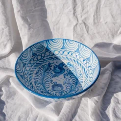 Casa Celeste Large bowl with Hand-Painted Designs