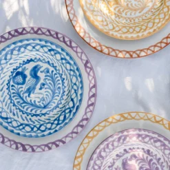 Casa Celeste Salad Plate with Traditional Designs