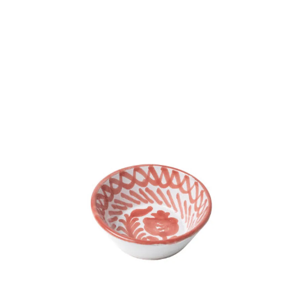 Casa Coral Mini Bowl with Hand-painted Designs