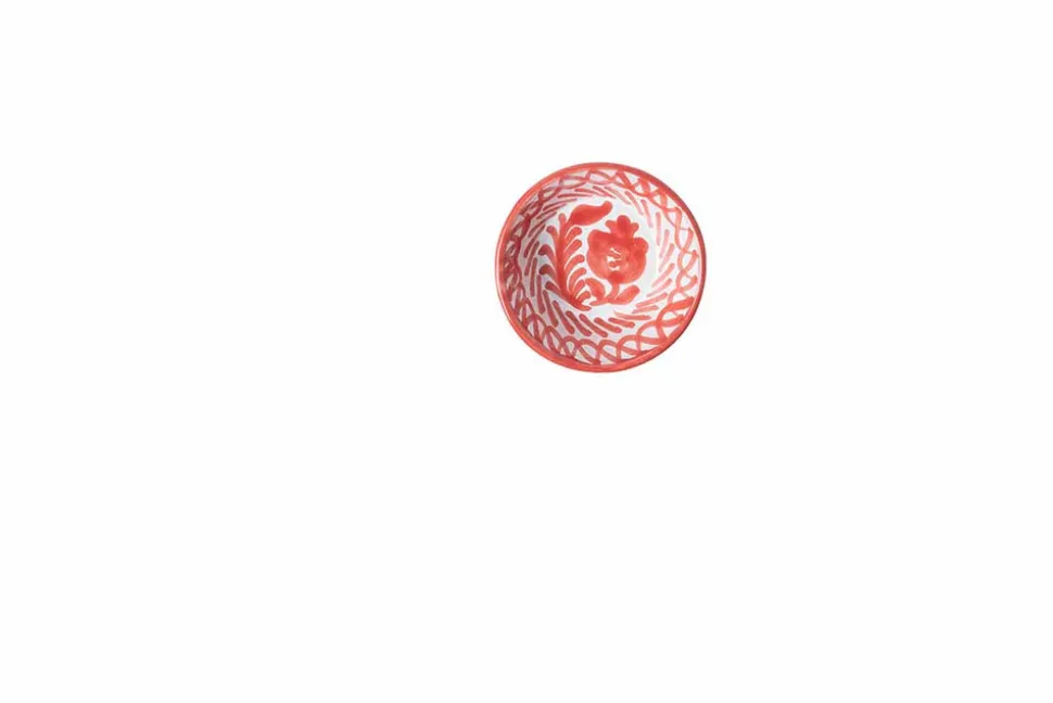 Casa Coral Mini Bowl with Hand-painted Designs