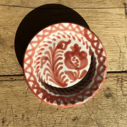 Casa Coral Mini Plate with Hand-painted Designs