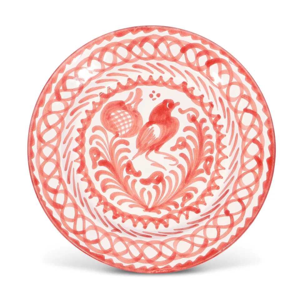 Casa Coral Salad Plate with Traditional Designs