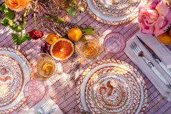 Casa Coral Salad Plate with Traditional Designs