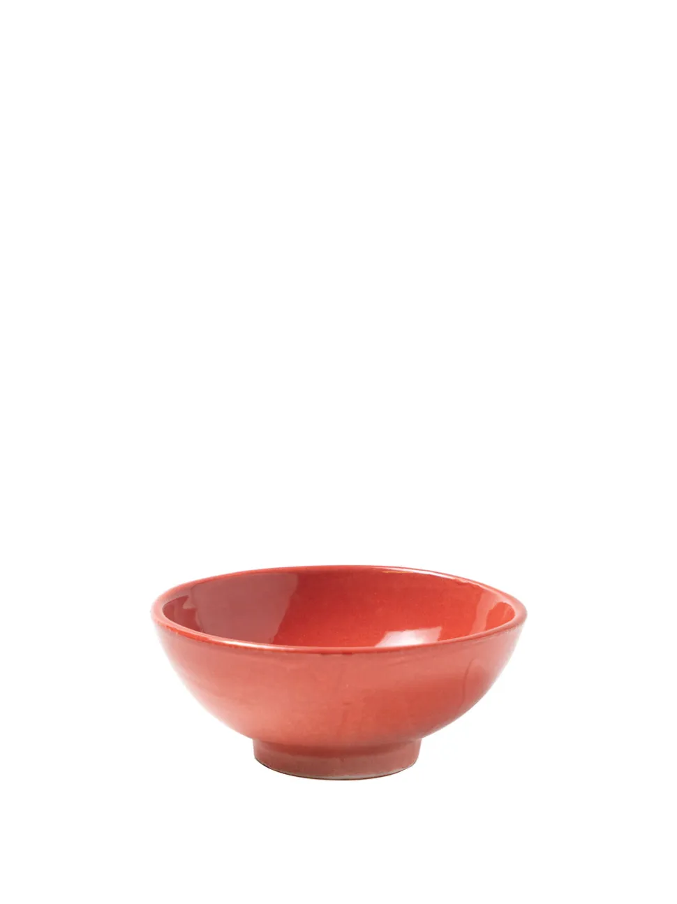Casa Coral Small Bowl With Coral Glaze