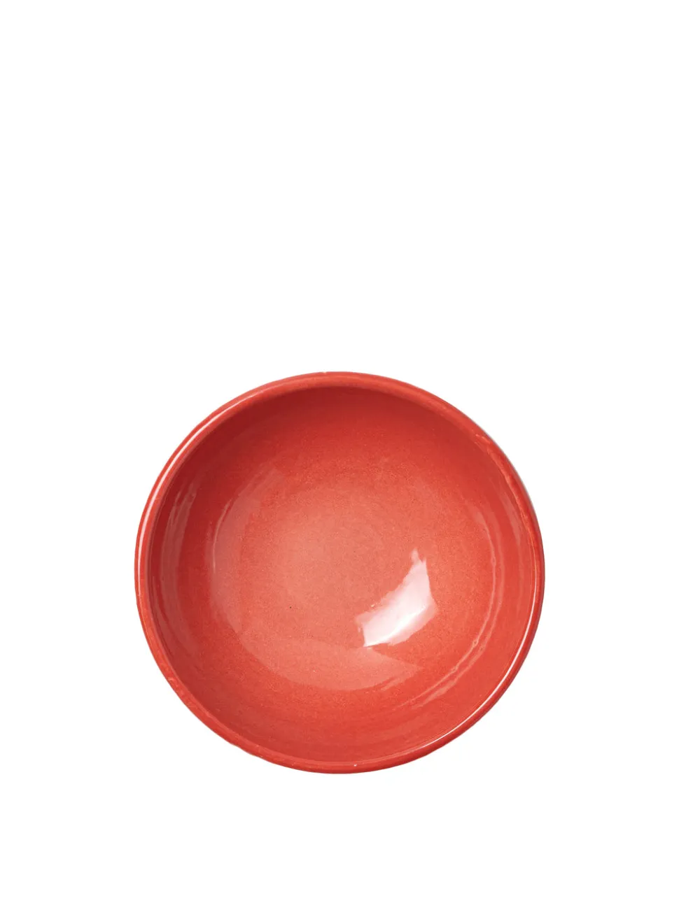 Casa Coral Small Bowl With Coral Glaze