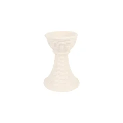 Casa Ivory Short Candlestick