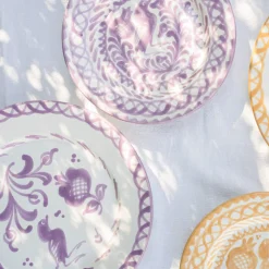 Casa Lila Dinner Plate with Traditional Designs
