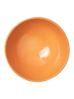 Casa Melocoton Medium Bowl with Peach Glaze