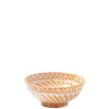 Casa Melocoton Small Bowl with Hand-painted Designs
