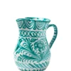 Casa Verde Medium Pitcher with Hand-painted Designs