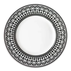 Casablanca Rimmed Dinner Plate Black