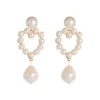 Casey Earrings in Pearl