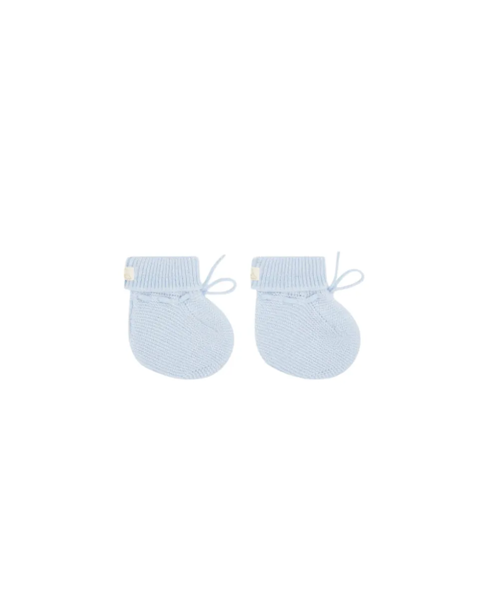 Cashmere Booties in Blue
