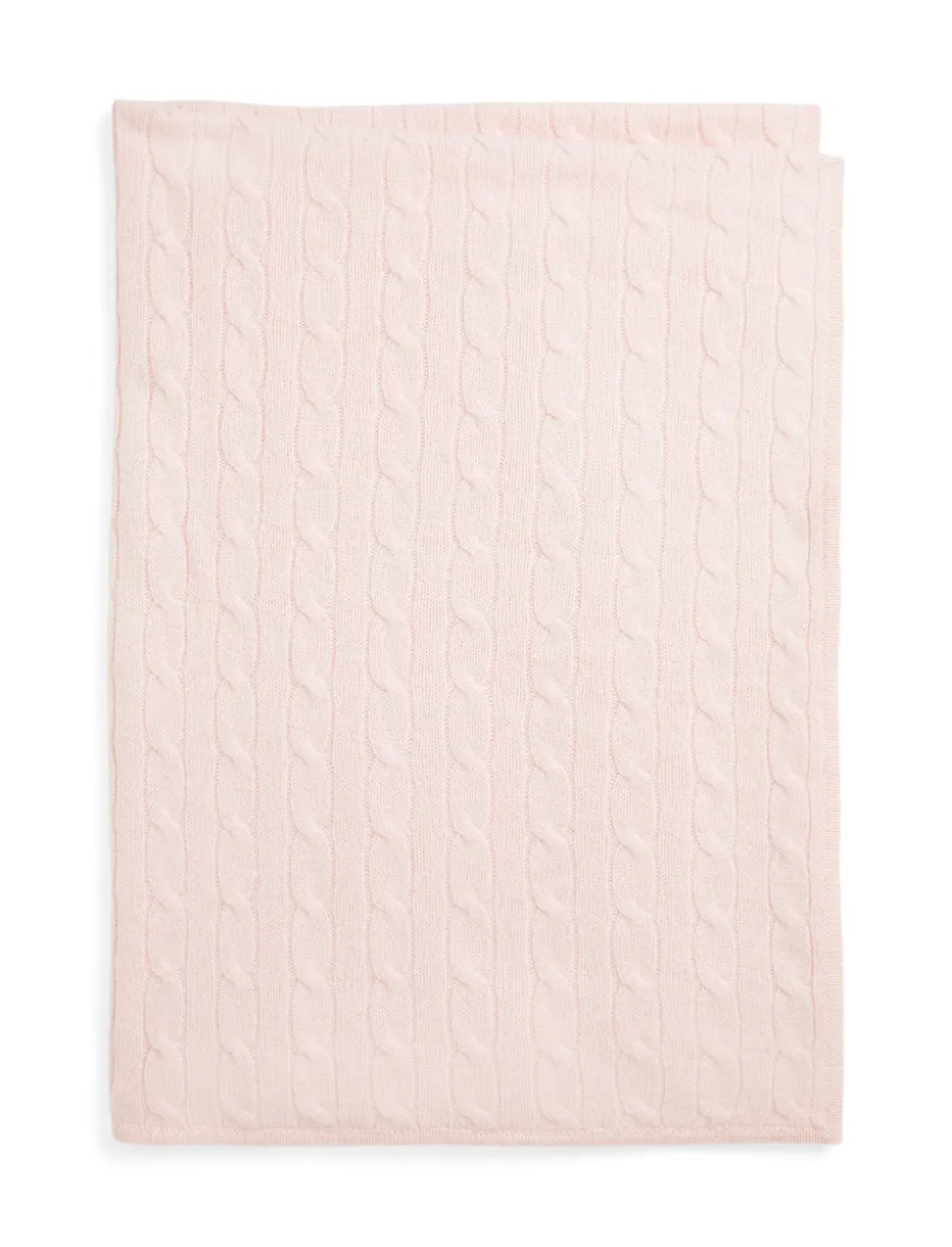 Cashmere Cable Knit Baby Blanket