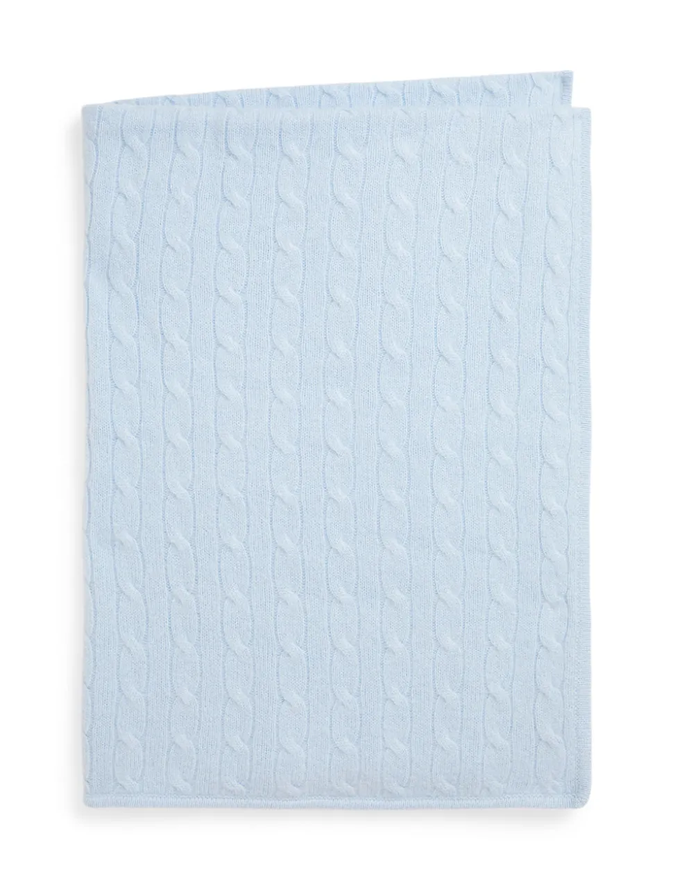 Cashmere Cable Knit Baby Blanket