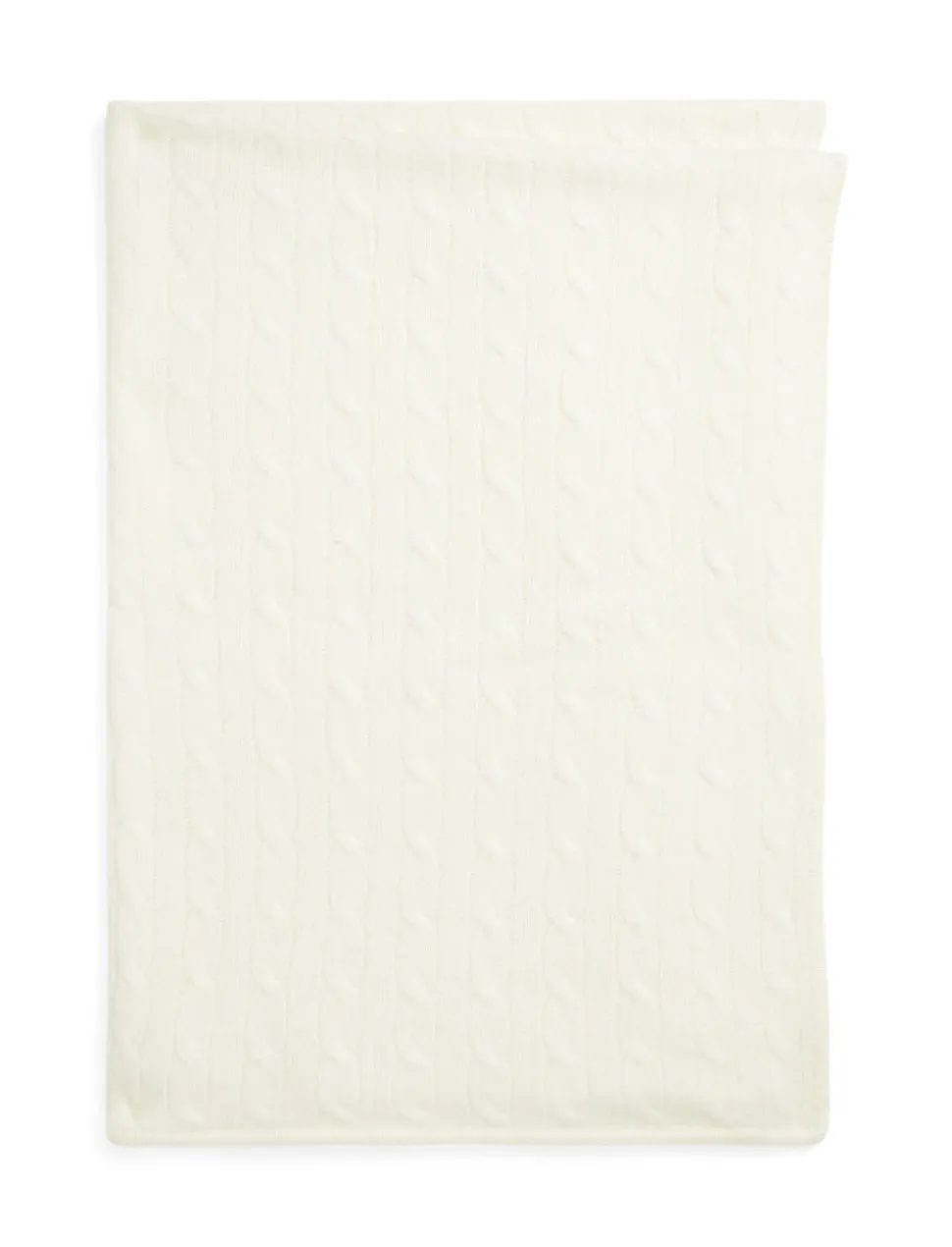 Cashmere Cable Knit Baby Blanket