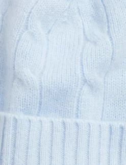 Cashmere Cable Knit Baby Hat and Bootie Set