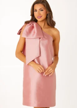 Cassie Dress in Blush Mikado