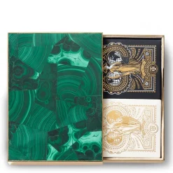 Cassiel Mosaic Card Set in Malachite