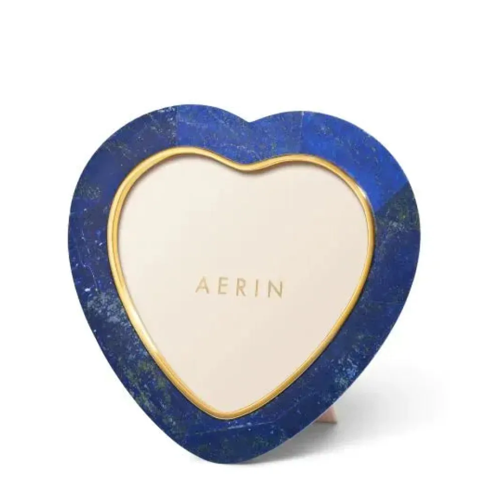 Cassiel Mosaic Heart Frame in Lapis