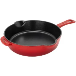 Cast Iron 8.5-inch Traditional Deep Skillet in Cherry