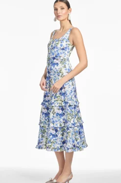 Caterina Dress in Pansy Prelude