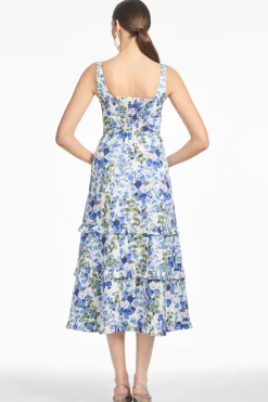 Caterina Dress in Pansy Prelude
