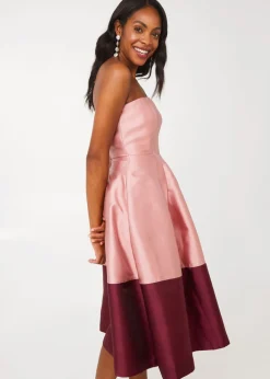 Catherine Dress in Blush Mikado