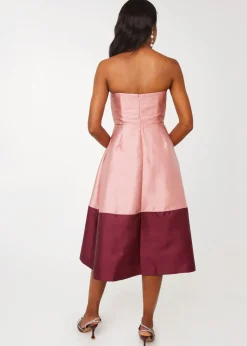 Catherine Dress in Blush Mikado