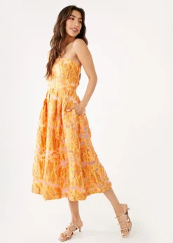 Catherine Dress Orange Blossom Organza
