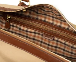 Cavalier III No. 98 Duffel Bag in Twill and Vintage Leather