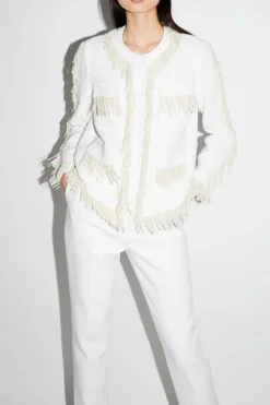Cecile Jacket White Tweed