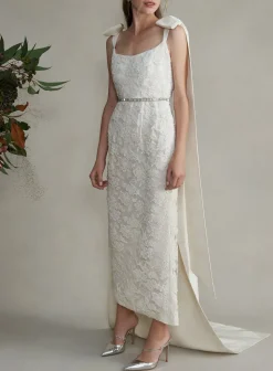 Celestia Beaded Lace Dress