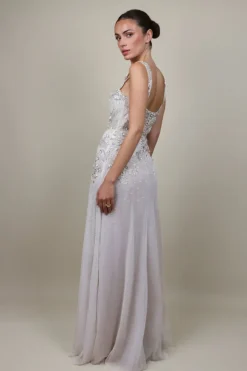 Celestial Seascape Bustier Gown
