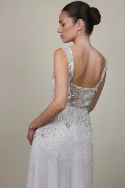 Celestial Seascape Bustier Gown