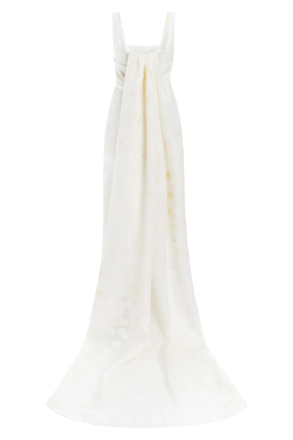 Celia Column Gown With Waist Train