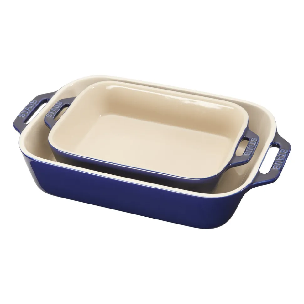 Ceramic Rectangular Baking Dish Set, Set of 2