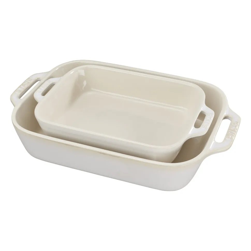 Ceramic Rectangular Baking Dish Set, Set of 2